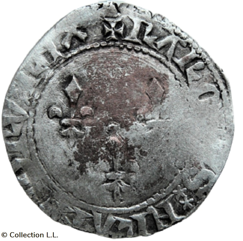 monnaie france royale blanc aux trois lis 1 em angers