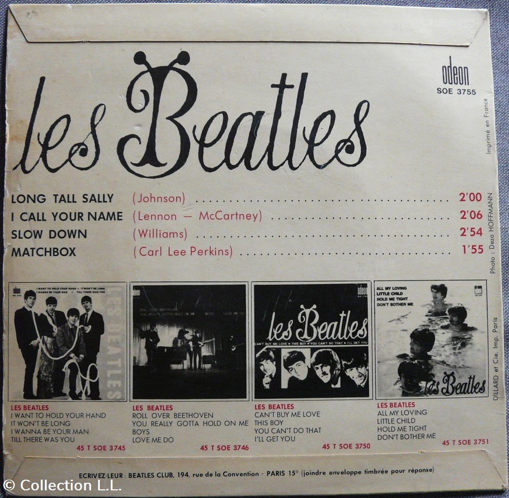 1964∼SOE 3755∼Long tall Sally musique instruments disques vinyles disque tours 1964 soe 3755 long tall sally