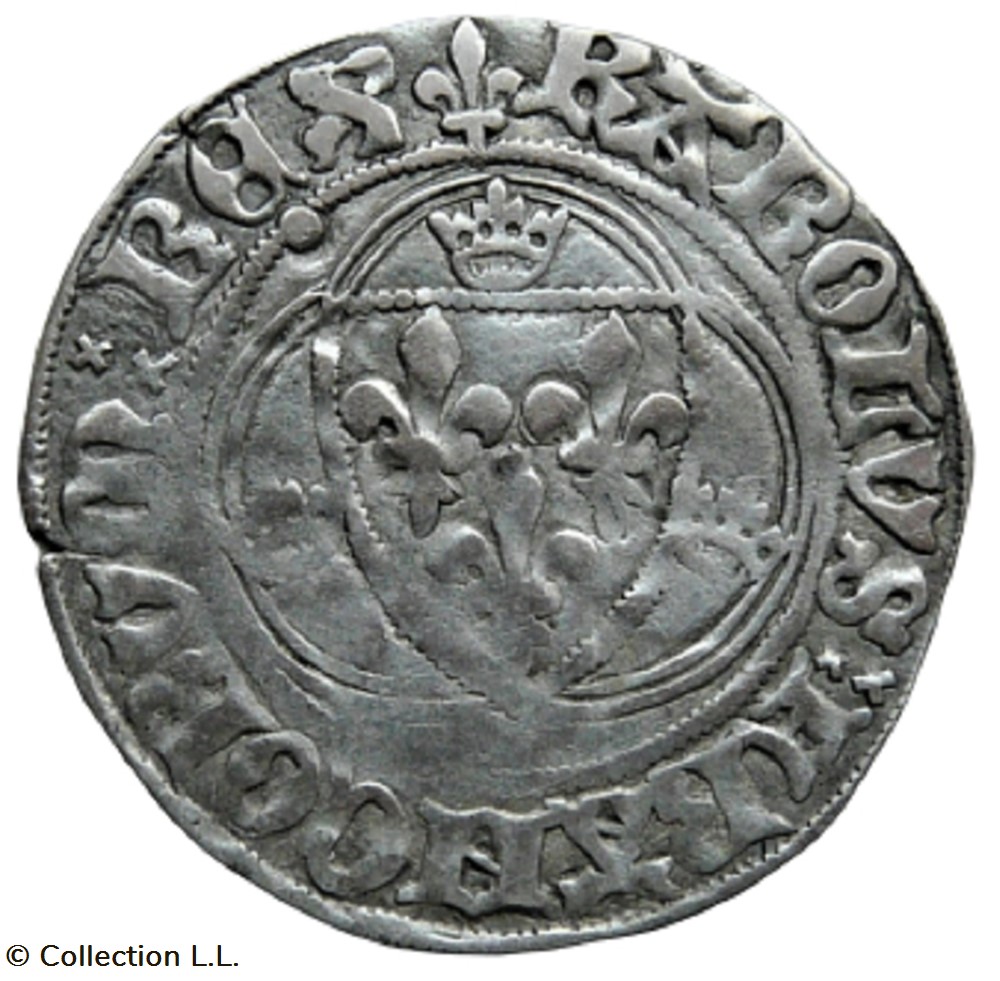 monnaie france royale blanc aux couronnelles 3 em paris