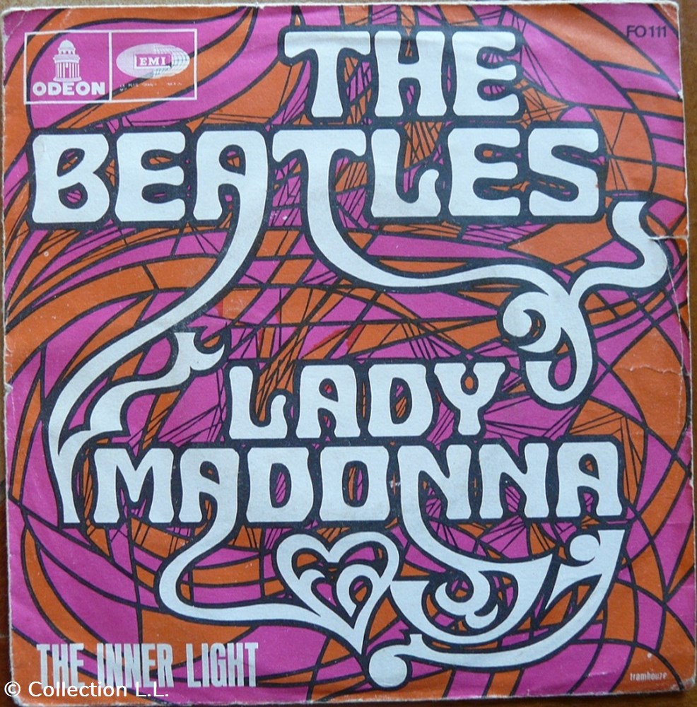 musique instruments disques vinyles disque tours 1968 fo 111 lady madonna