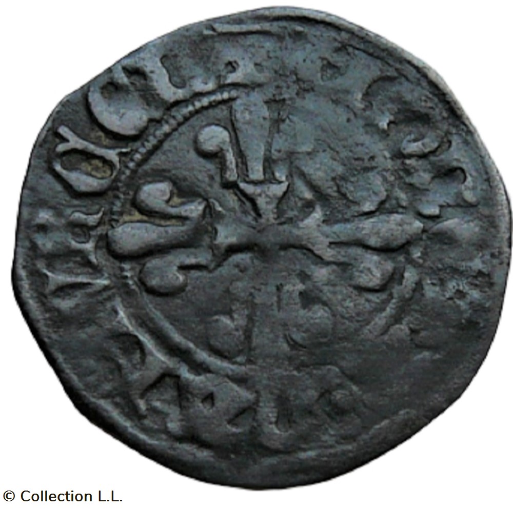 Namur (Comté de)- Jean III, Double Mite monnaies europe medievale france feodales namur comte de jean iii double mite