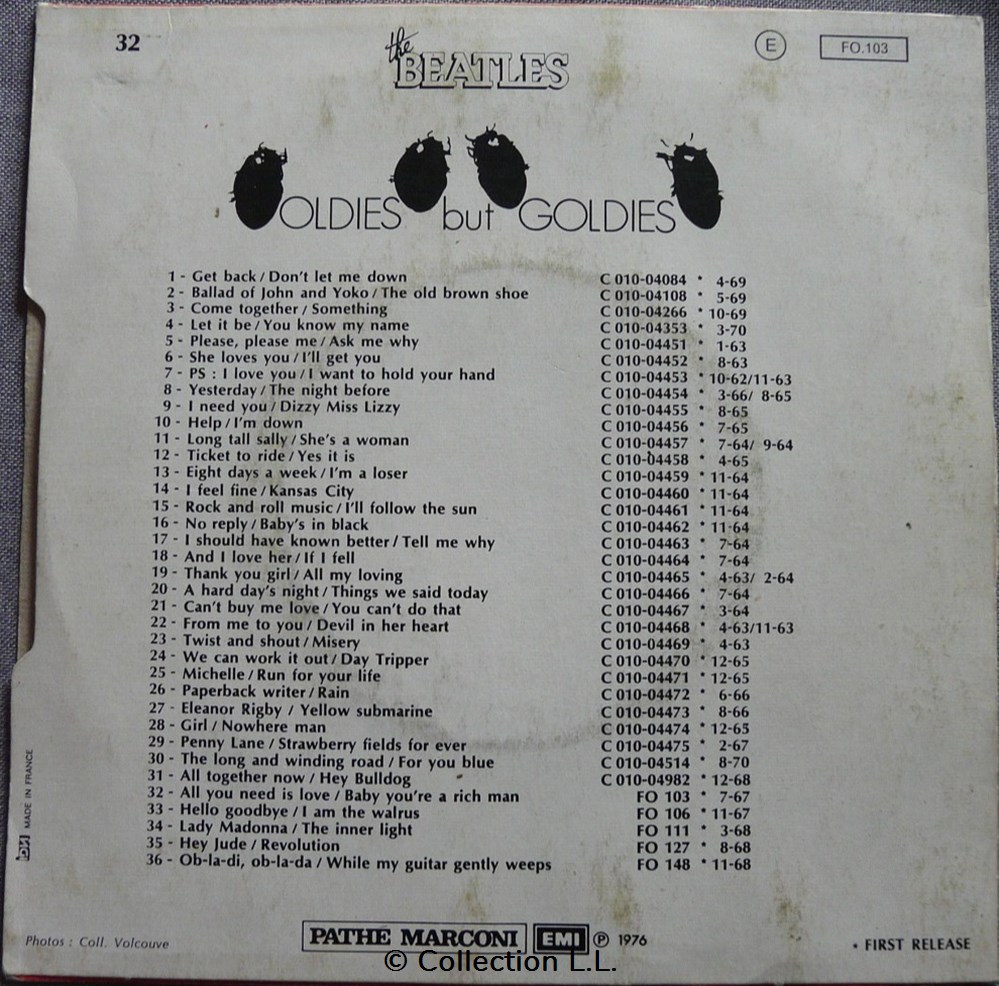 1976∼FO103∼All You Need is Love musique instruments disques vinyles 1976 fo103 all you need is love