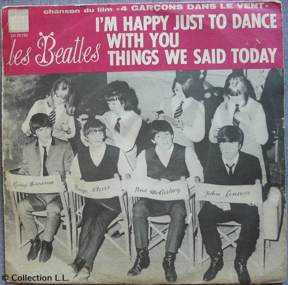 1964∼SO 10122∼I'm Happy Just to Dance with You musique instruments disques vinyles disque tours 1964 so 10122 i m happy just to dance with you