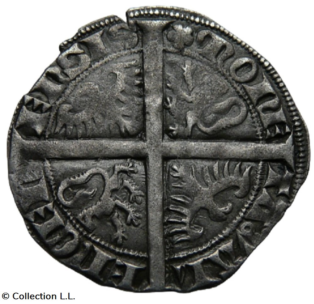 Hainaut (Comté de)- Guillaume III, Gros "Vaillant" monnaies europe medievale france feodales hainaut comte de guillaume iii gros vaillant