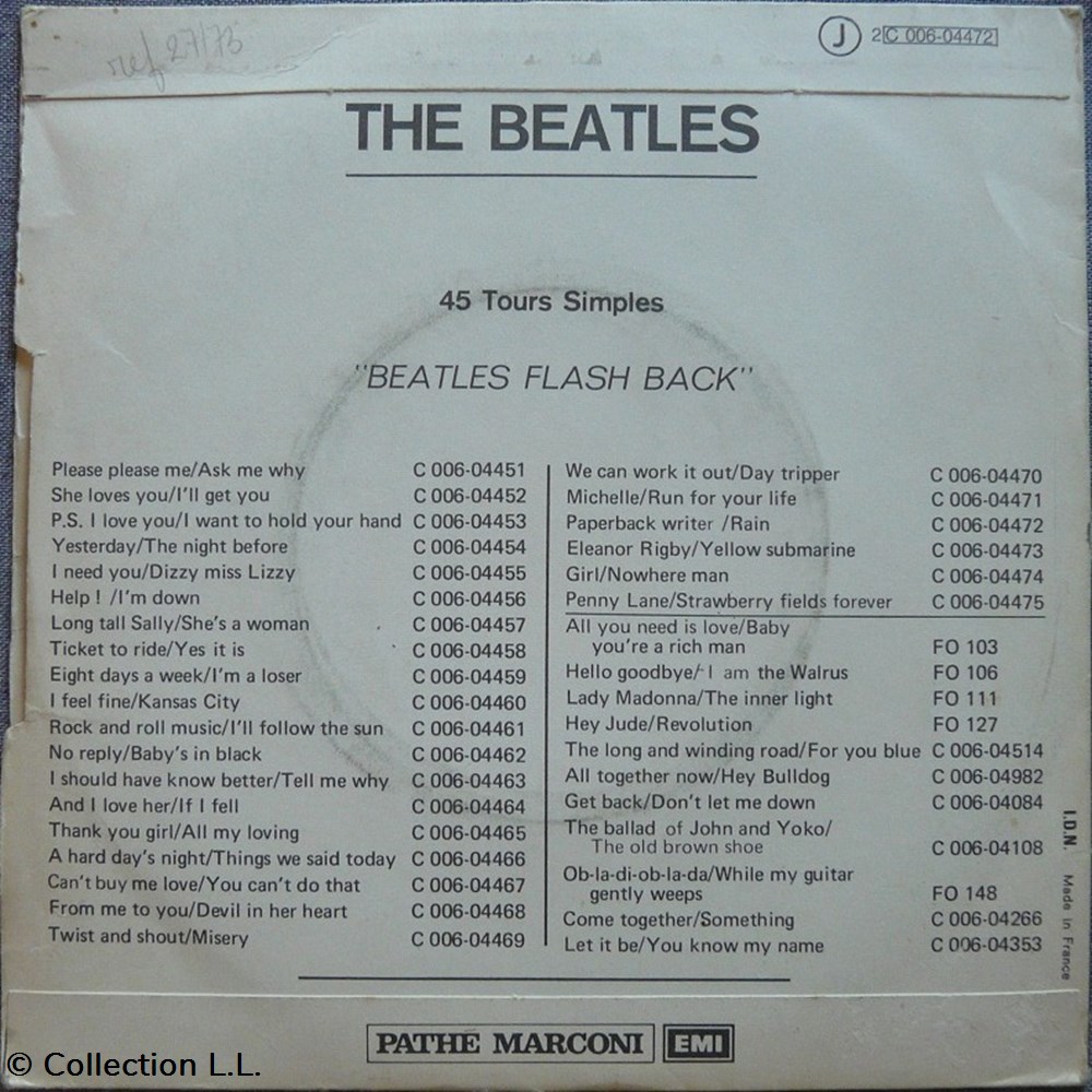 1973∼2C 006 04472∼Paperback Writer musique instruments disques vinyles disque tours 1973 2c 006 04472 paperback writer