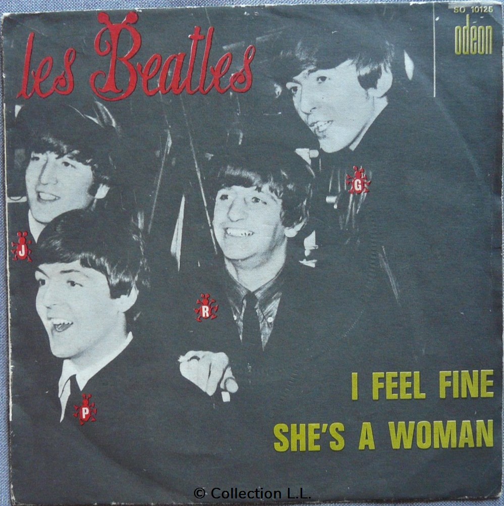 1964∼SO 10125∼I Feel Fine musique instruments disques vinyles disque tours 1964 so 10125 i feel fine