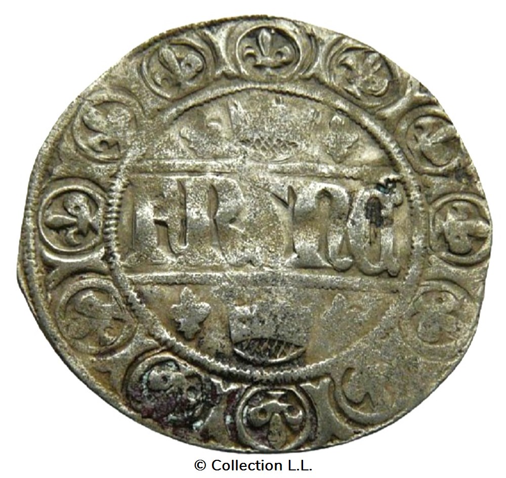 monnaies europe medievale france royales blanc aux quadrilobes 1 emission