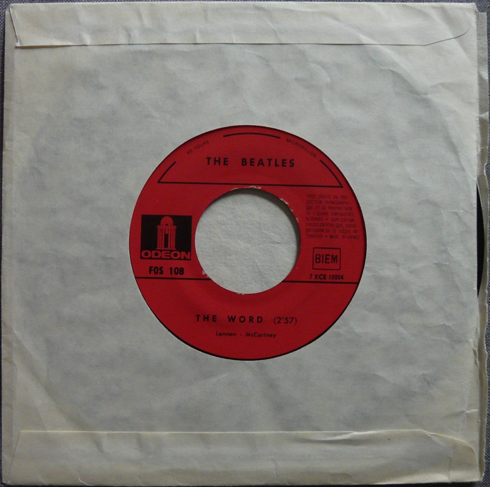 musique instruments disques vinyles disque tours 1966 fos 108 nowhere man