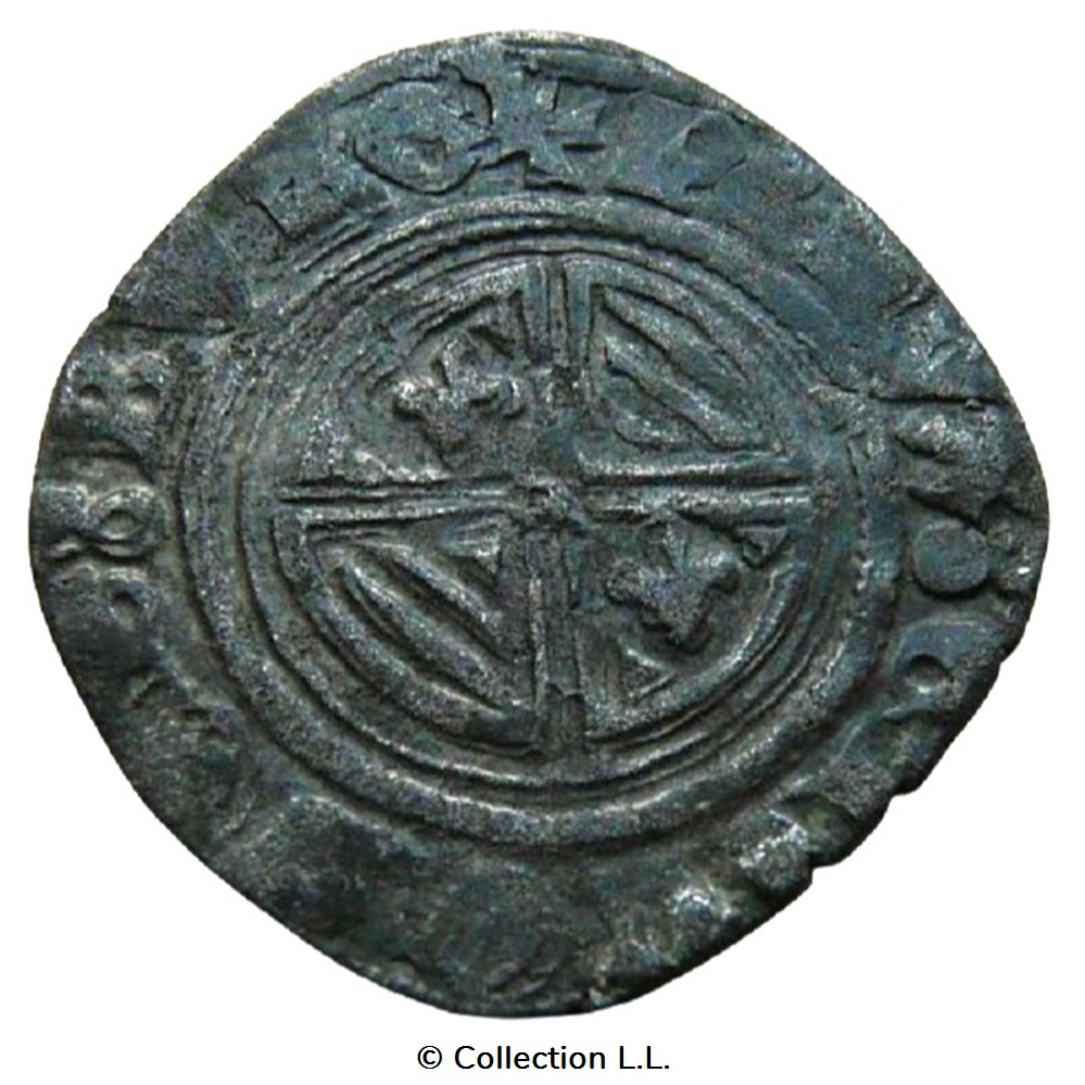 Bourgogne (Duché de)- Philippe III, Double Tournois monnaies europe medievale a france feodales bourgogne duche de philippe iii double tournois