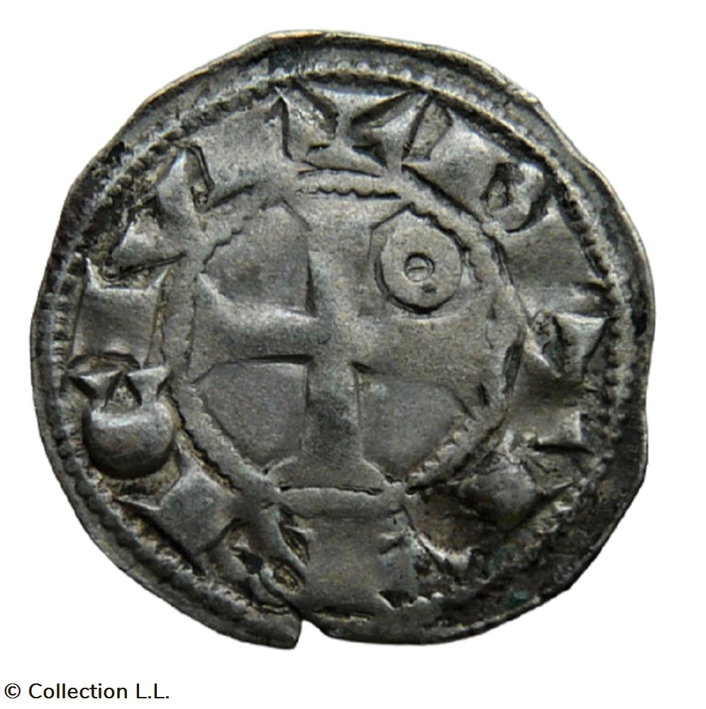 Béziers (Vicomté de) - Roger II, Denier monnaies europe medievale a france feodales beziers vicomte de roger ii denier
