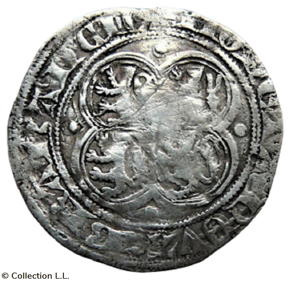 Brabant (Duché de)- Jean III, Plaque aux Quatre Lions monnaies europe medievale france feodales brabant duche de jean iii plaque aux quatre lions