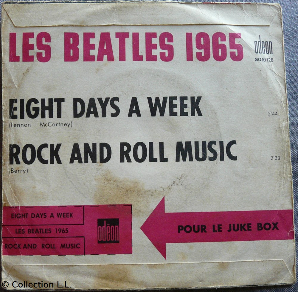 1965∼SO 10128∼Eight days a week musique instruments disques vinyles disque tours 1965 so 10128 eight days a week