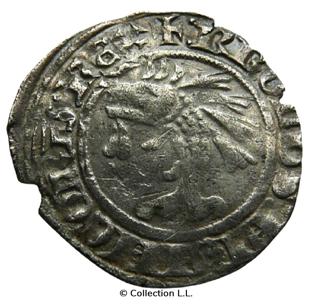 Viennois (Dauphin de)- Charles Ier, Dizain monnaies europe medievale france feodales viennois dauphin de charles ier dizain