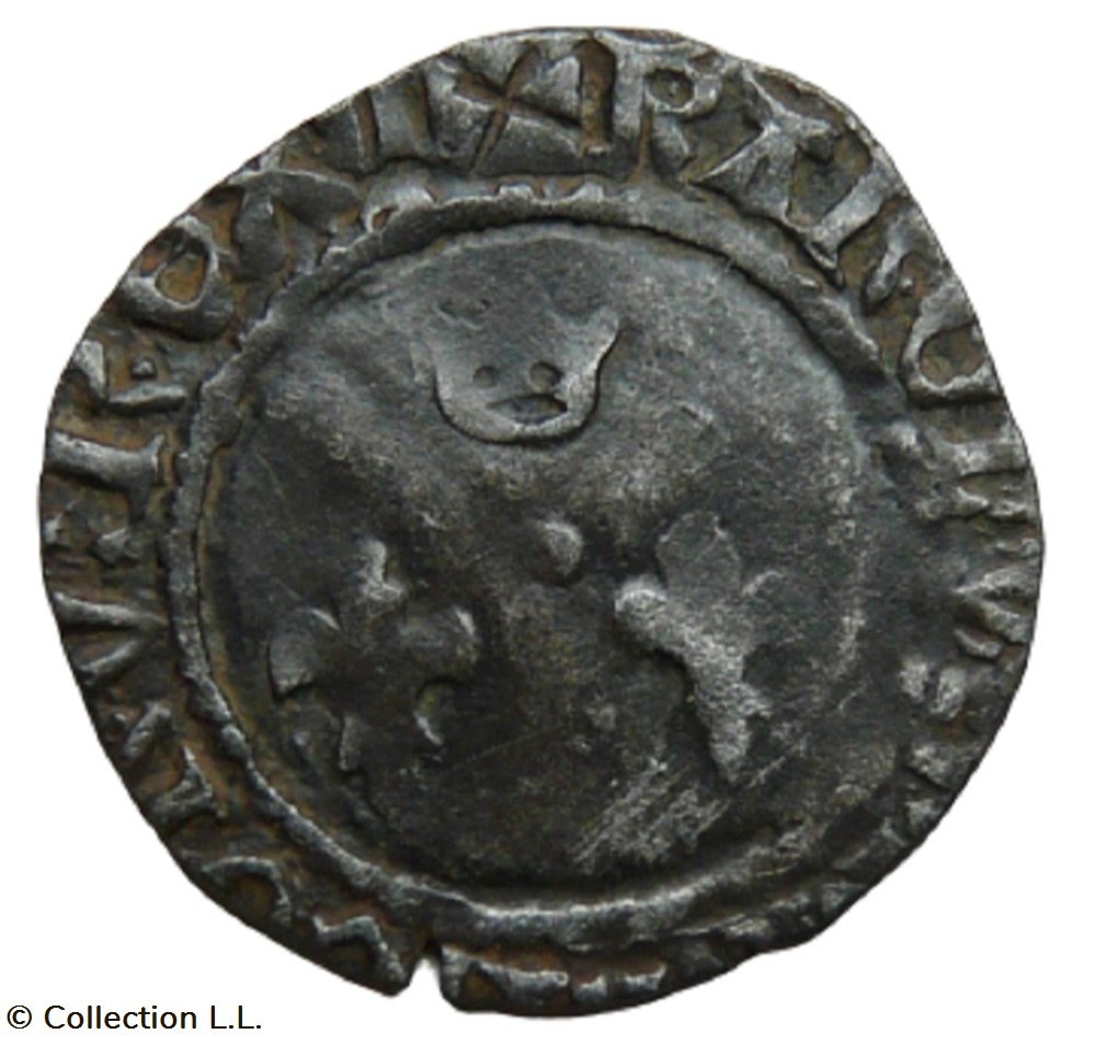 Double Tournois, 2° type, Chinon monnaie france a royale double tournois 2 type chinon