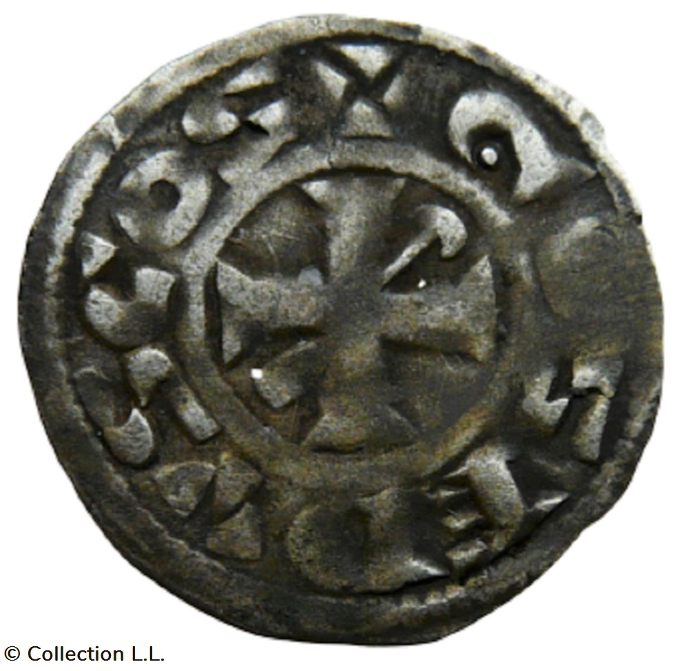 Gien et Donzy (Comté et Seigneurie de)- Geoffroy III, Denier monnaies europe medievale a france feodales gien et donzy comte et seigneurie de geoffroy iii denier