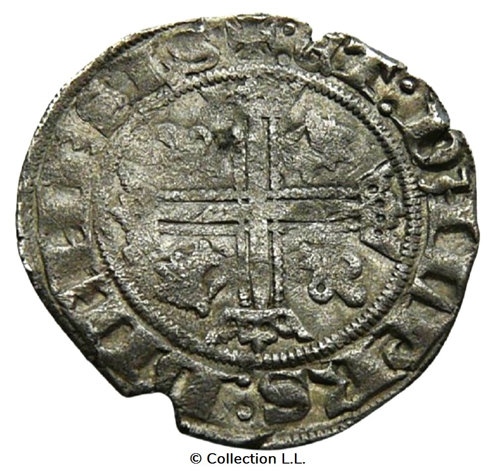 Viennois (Dauphin de)- Charles Ier, Dizain monnaies europe medievale france feodales viennois dauphin de charles ier dizain