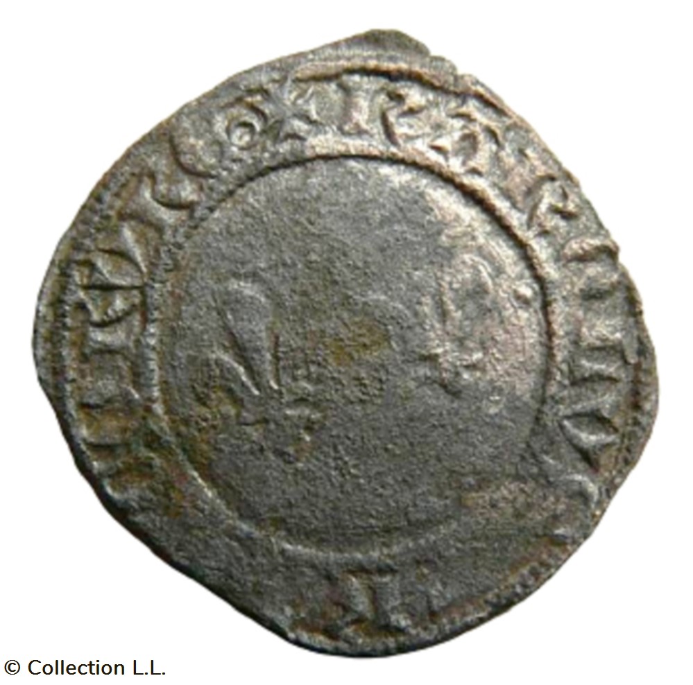 monnaie france a royale denier tournois 6 type montpellier