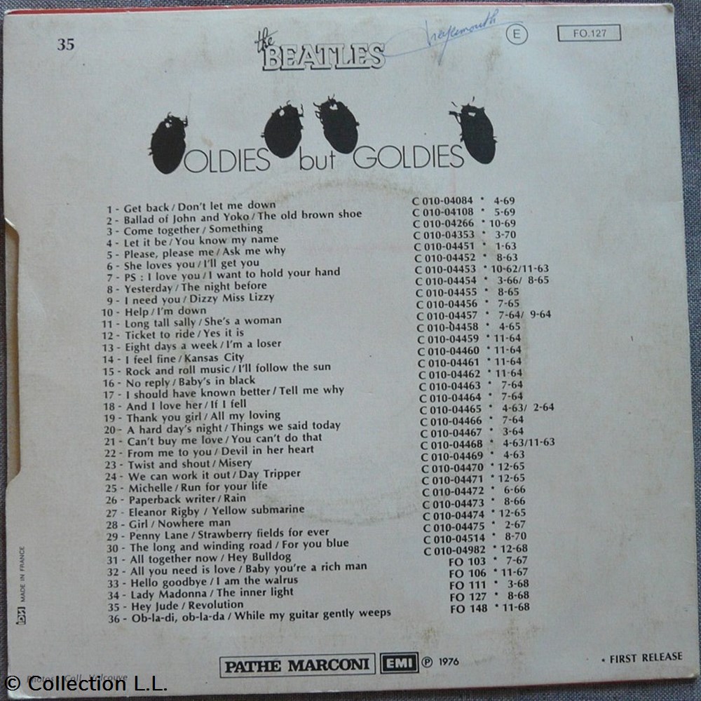 1976∼FO127∼Hey Jude musique instruments disques vinyles disque tours 1976 fo127 hey jude