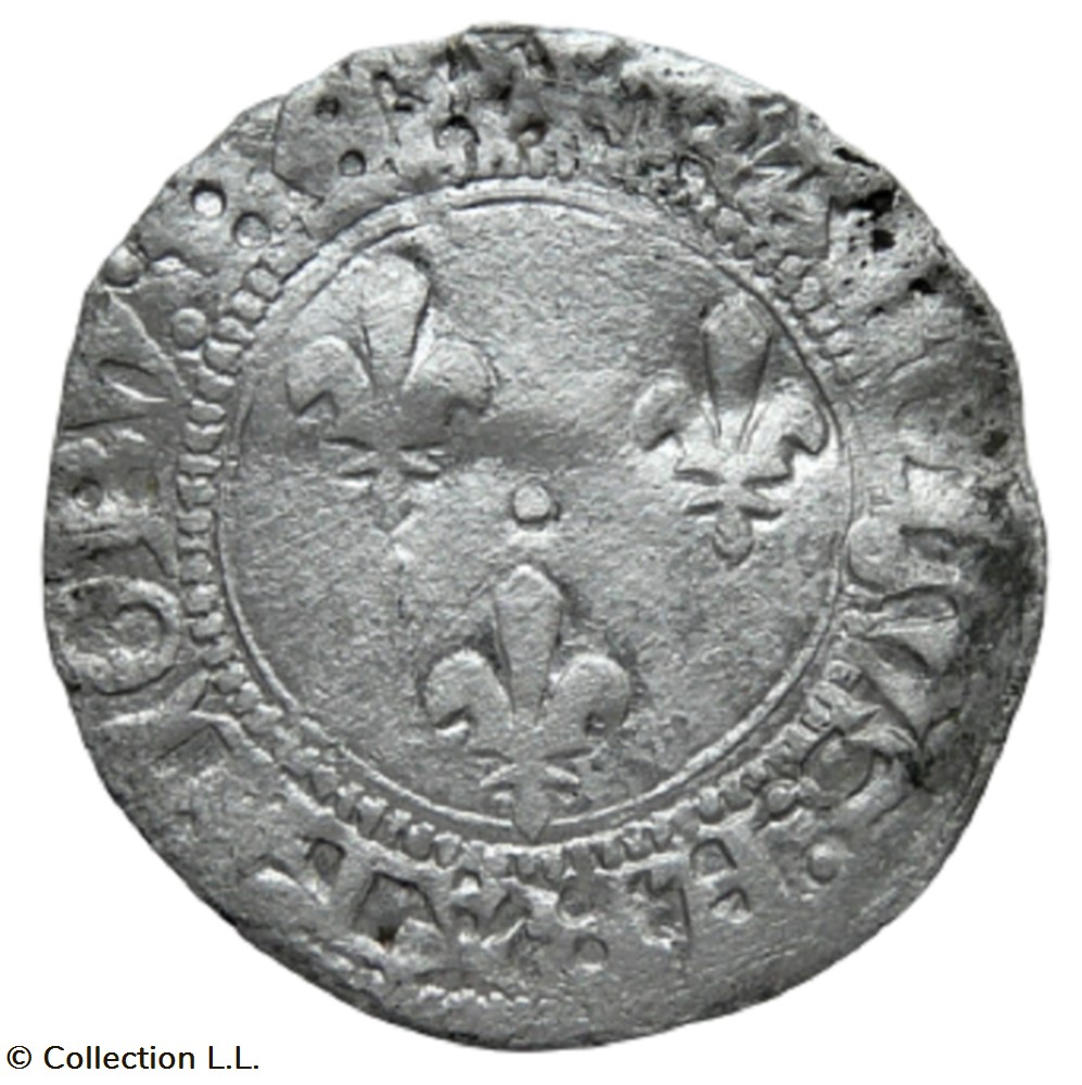 monnaie france royale blanc aux trois lis 1 em toulouse