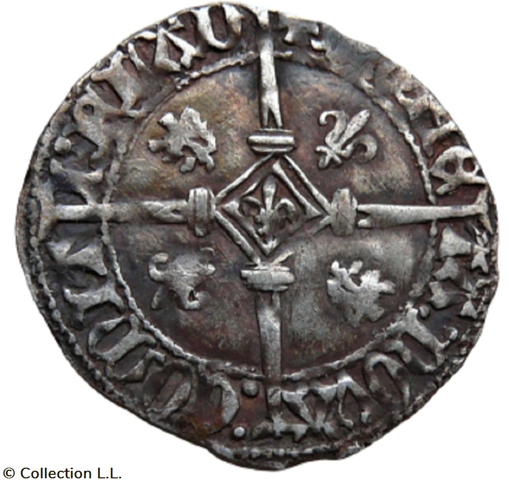 Flandre (Comté de)- Charles, Gros Vierlander monnaie france feodale flandre comte de charles gros vierlander