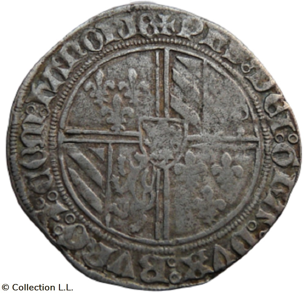 Hainaut (Comté de)- Philippe III, Double Gros Vierlander monnaie france feodale hainaut comte de philippe iii double gros vierlander