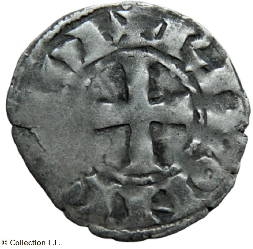 Bretagne (Duché de)- Denier Anonyme monnaie france feodale bretagne duche de denier anonyme