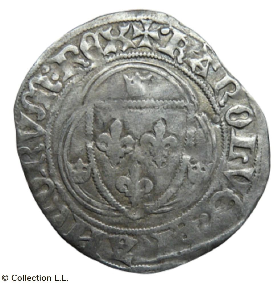 Blanc aux Couronnelles, 1° ém, Montpellier monnaie france royale blanc aux couronnelles 1 em montpellier