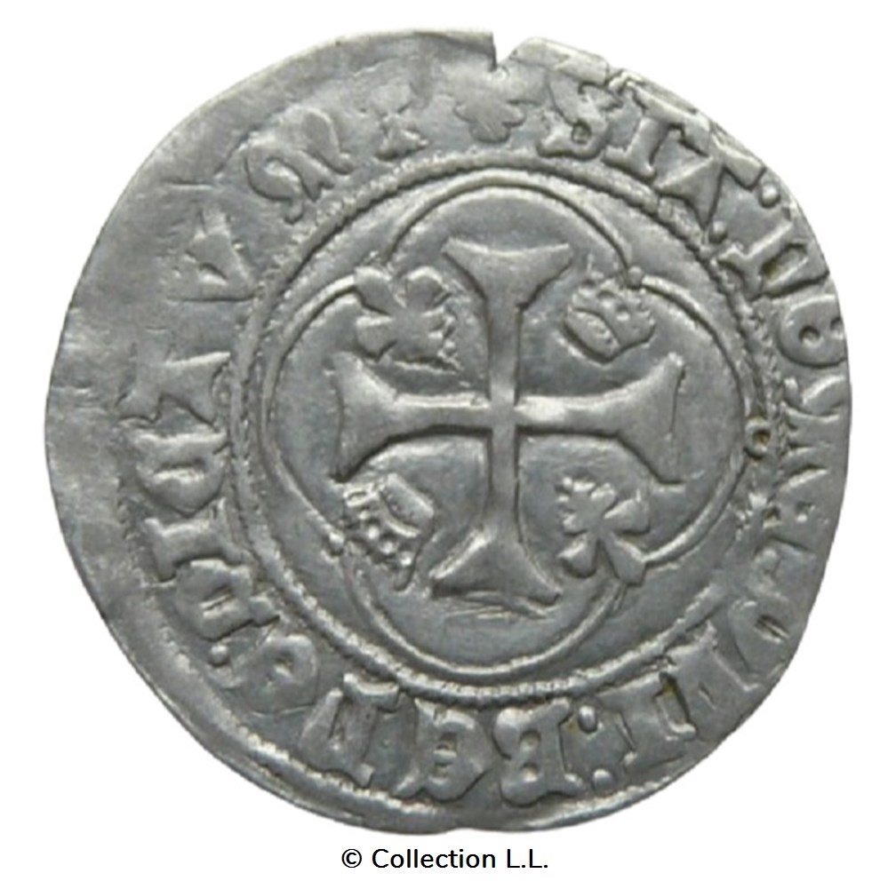 monnaies europe medievale france royales blanc aux couronnelles 3 em tours