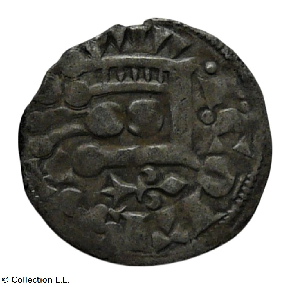 monnaies europe medievale france feodales blois comte de jeanne de chatillon denier