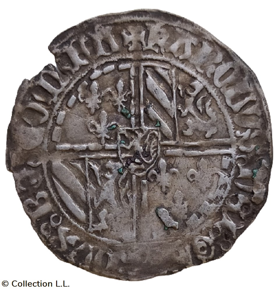 Flandre (Comté de)- Charles, Double Gros Vierlander monnaies europe medievale france feodales flandre comte de charles double gros vierlander