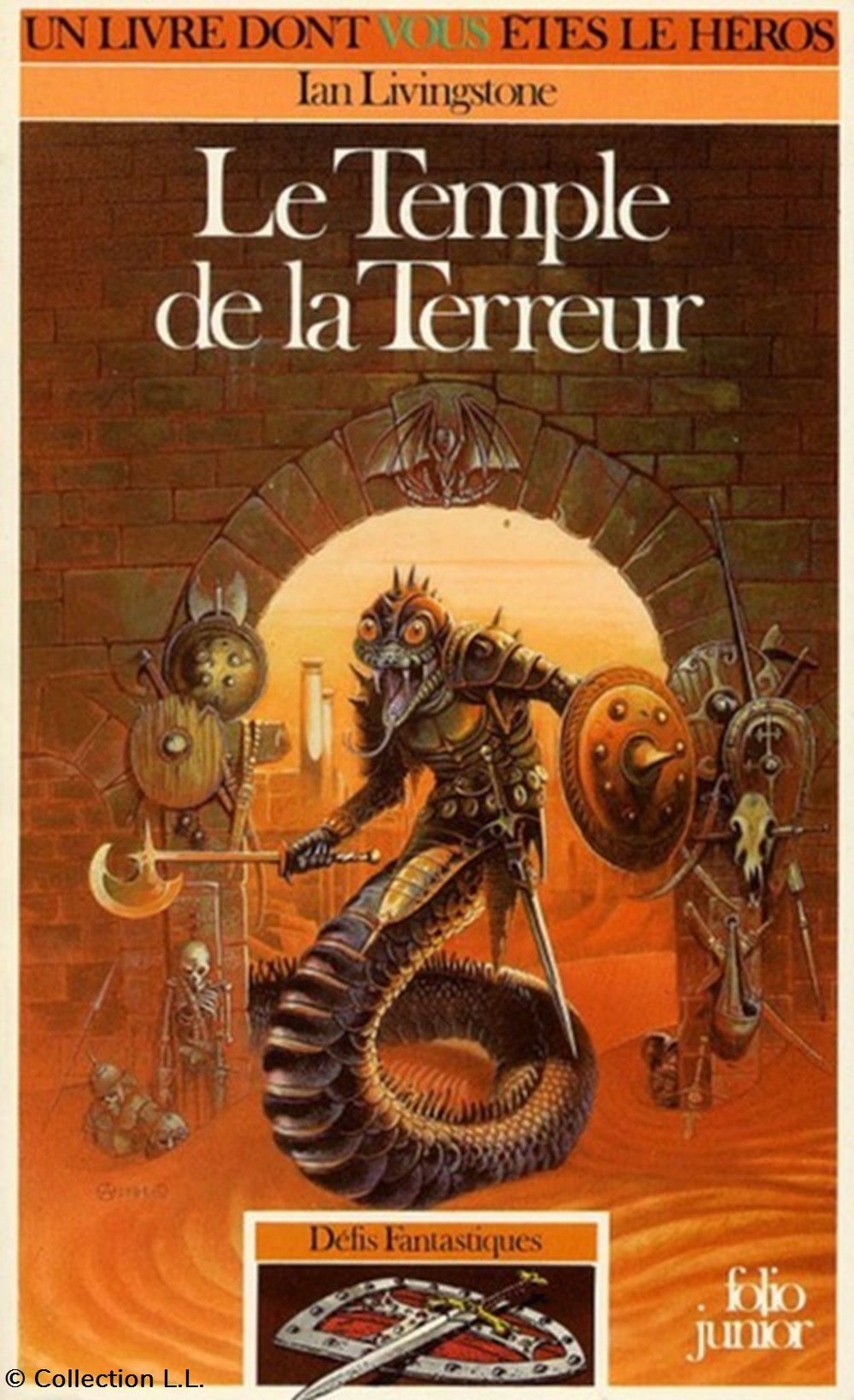 Le Temple de la Terreur - 14 jeux societe jouets livre dont vous etes heros le temple de la terreur 14