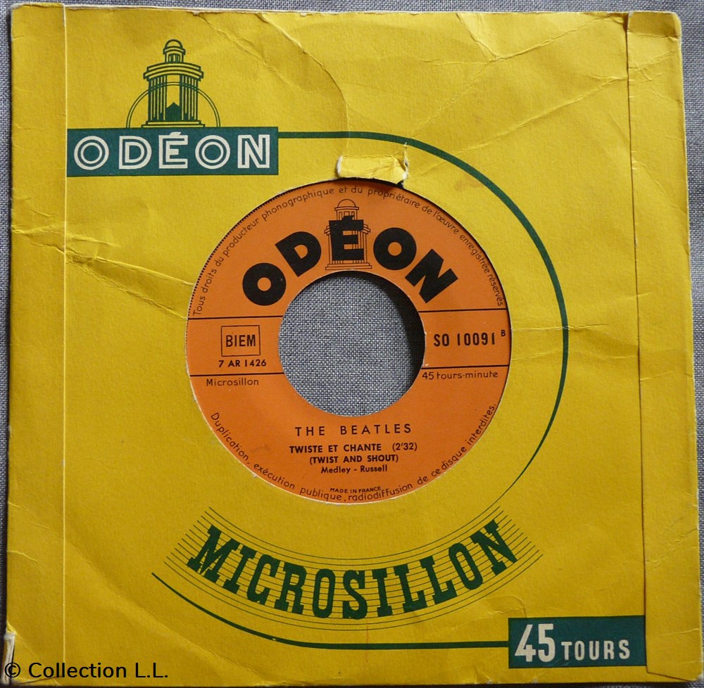 1963∼SO 10091∼She loves you musique instruments disques vinyles disque tours 1963 so 10091 she loves you