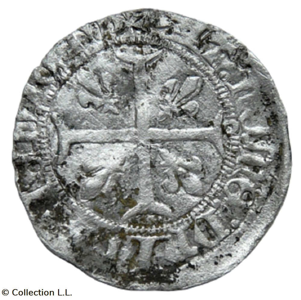 monnaie france royale blanc aux trois lis 1 em toulouse