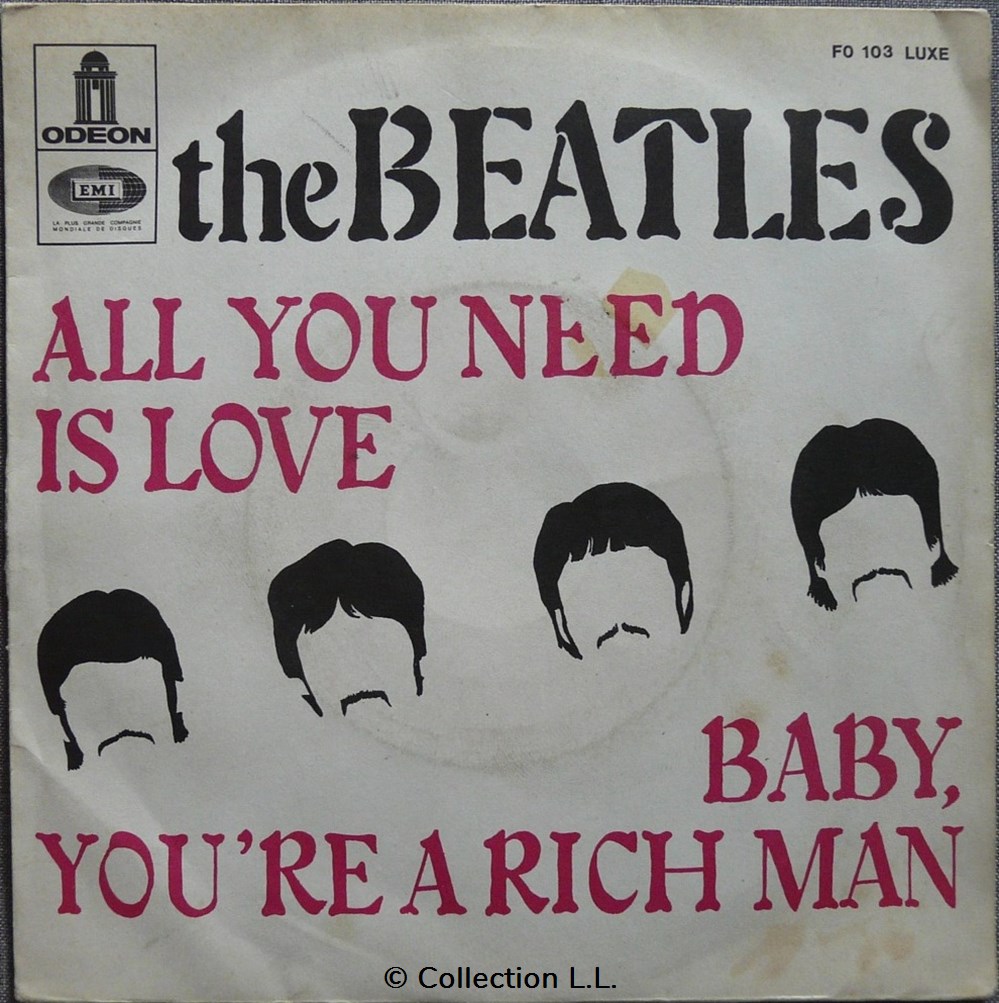 musique instruments disques vinyles 1967 fo 103 all you need is love