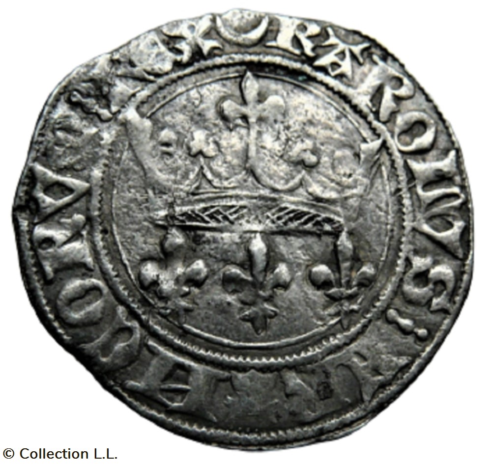 monnaie france royale blanc aux lis accotes chalons sur marne