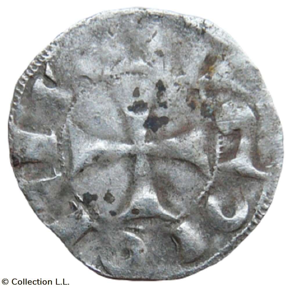 monnaies europe medievale france feodales la marche comte de hugues ix et x denier