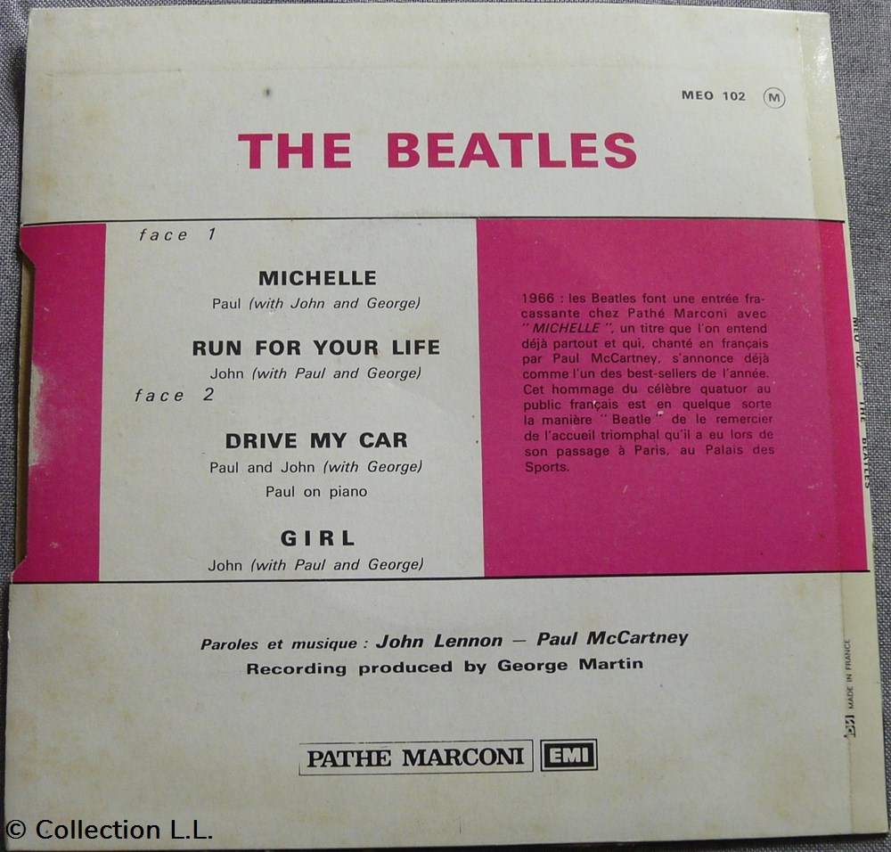 1971∼MEO 102∼Michelle musique instruments disques vinyles disque tours 1971 meo 102 michelle