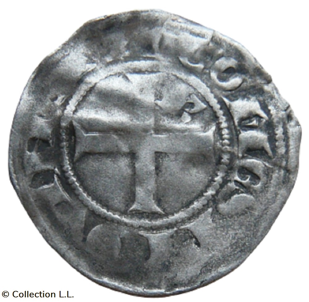 Provence (Comté de)- Charles II, Double Denier Coronat monnaie france feodale provence comte de charles ii double denier coronat