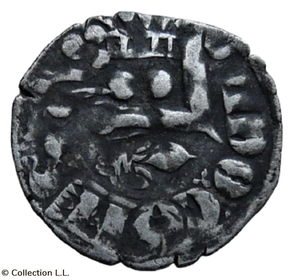 Blois (Comté de)- Gui de Châtillon, Denier monnaies europe medievale france feodales blois comte de gui de chatillon denier