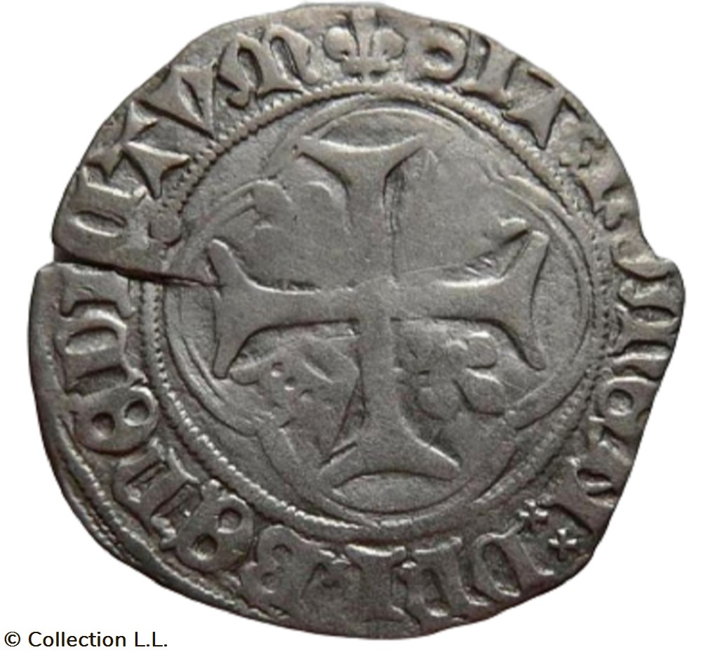 monnaie france royale blanc aux couronnelles 3 em paris