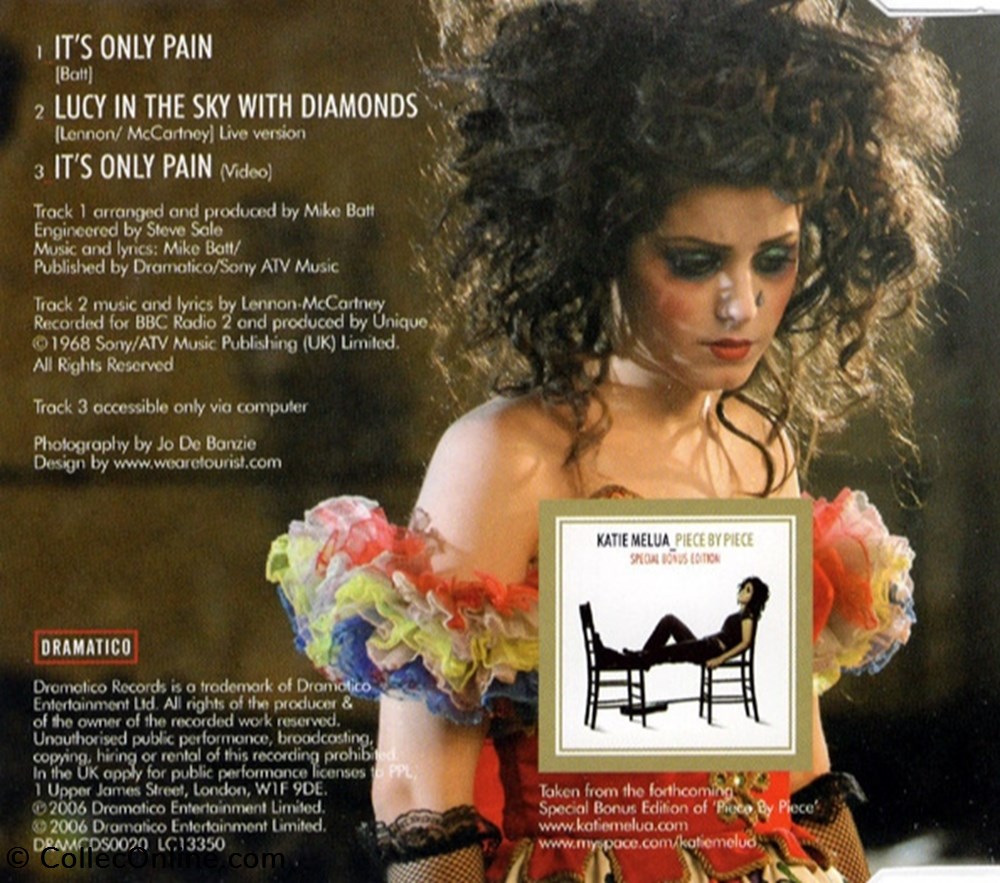 It's Only Pain (single 3 titres) musique instruments cd it s only pain single 3 titres