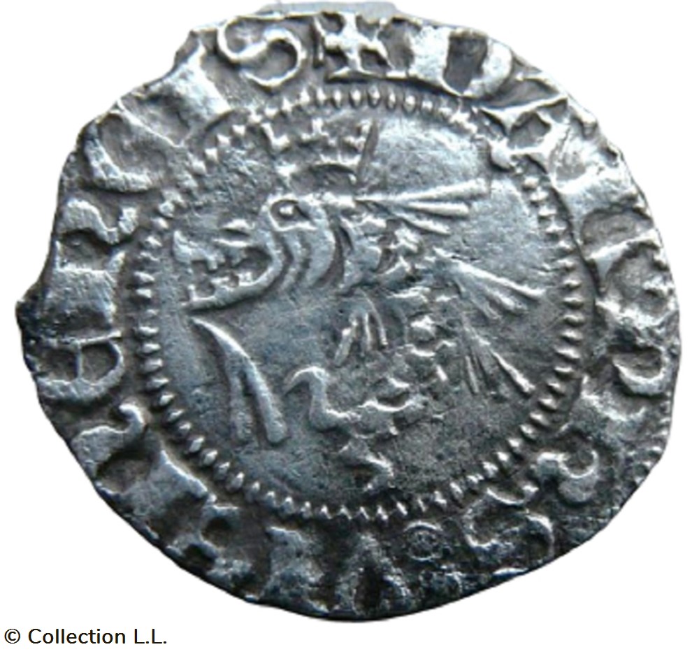 Viennois (Dauphin de)- Charles III, Quart de Gros monnaie france feodale viennois dauphin de charles iii quart de gros