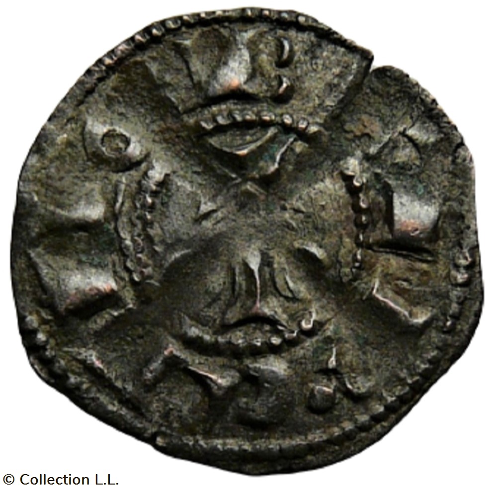Barcelone (Comté de)- Denier Anonyme monnaies europe medievale france feodales barcelone comte de denier anonyme