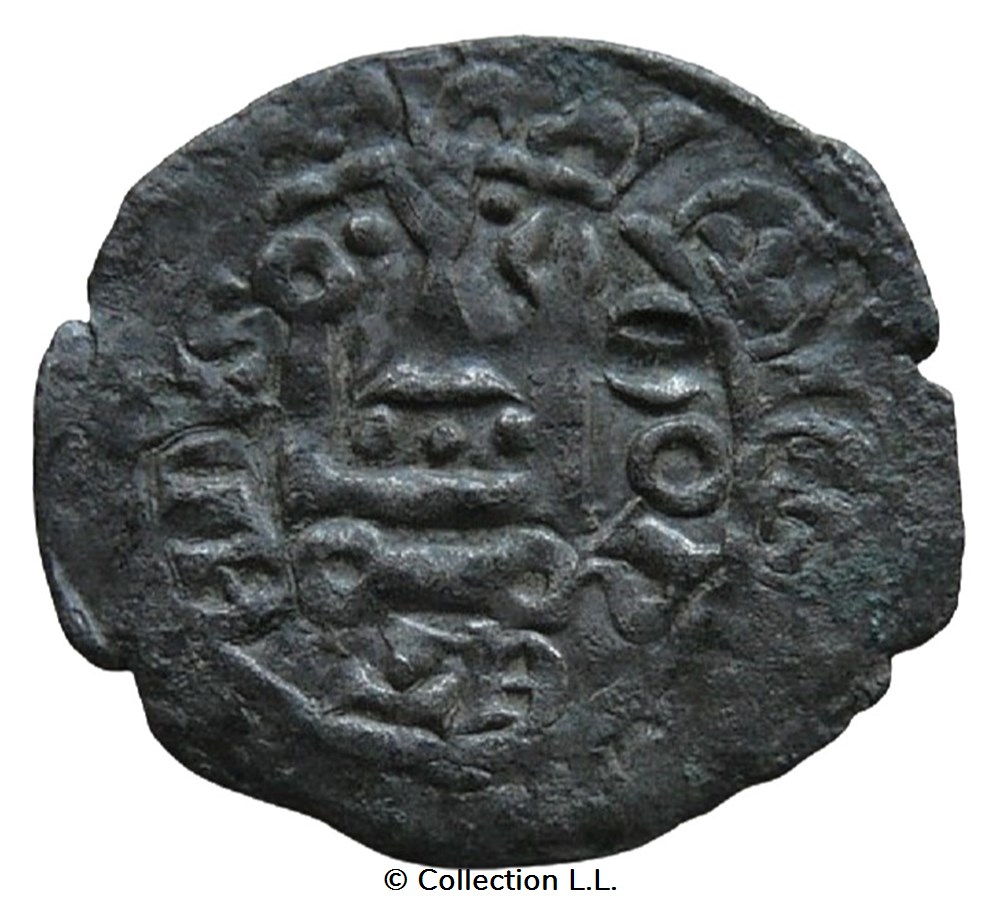 Bourgogne (Duché de)- Eudes IV, Maille Noire Double monnaies europe medievale france feodales bourgogne duche de eudes iv maille noire double