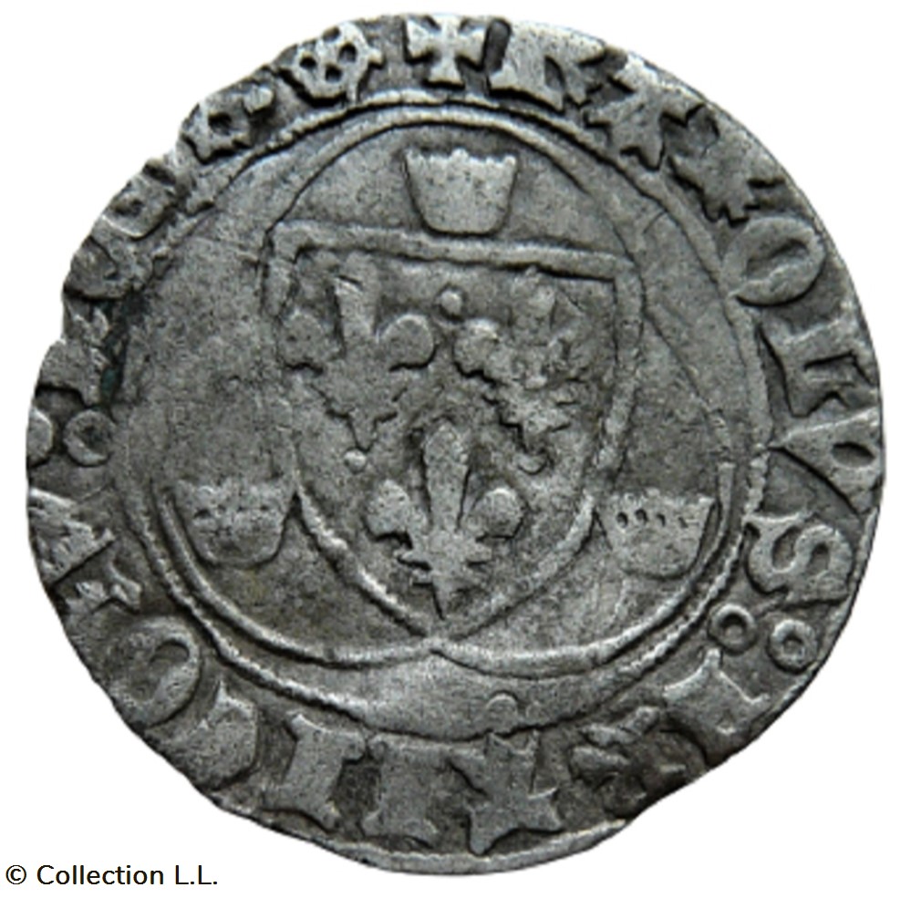monnaie france royale blanc aux couronnelles 1 em limoges
