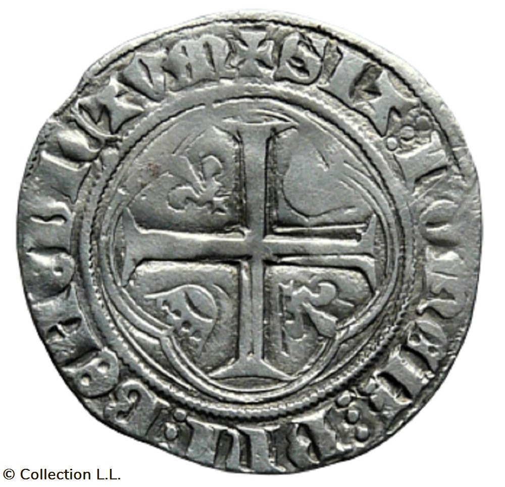 monnaie france royale blanc aux couronnelles 1 em paris