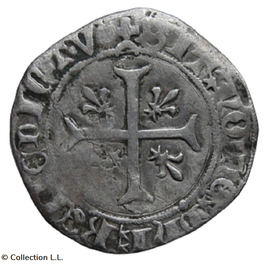 Blanc aux Trois Lis, 2° ém, Poitiers monnaie france royale blanc aux trois lis 2 em poitiers