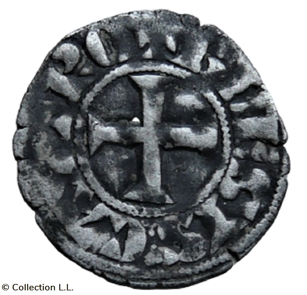 Blois (Comté de)- Gui de Châtillon, Denier monnaies europe medievale france feodales blois comte de gui de chatillon denier