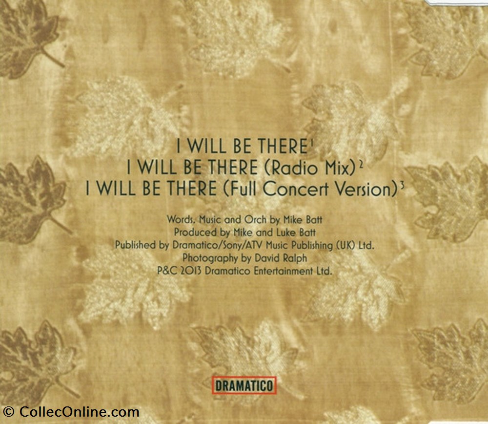 musique instruments cd i will be there single 3 titres