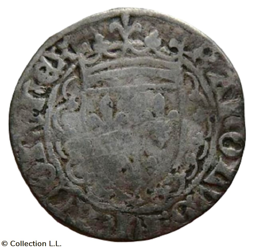 monnaie france royale blanc dentille 1 em poitiers